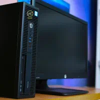 مجموعه کامپیوتر HP/رم8/SSD128/مانیتور21/حسابداری