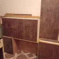 کابینت کارکرده و فر تو کار اخوان به صورت مجزا|مصالح و تجهیزات ساختمان|گیان, |دیوار