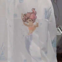 پرده اتاق کودک جنس حریردرجه یک آماده نصب