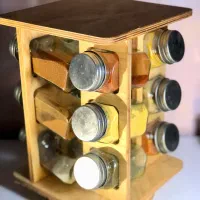 جا ادویه چرخان / ادویه / چوب بامبو