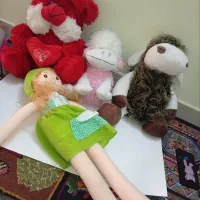 موتور شارژی و تعدادی عروسک