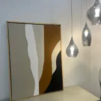 ۲ عدد تابلو اکریلیک با قاب چوبی