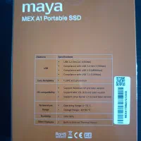 هارد اکسترنال SSD برند maya یک ترا|قطعات و لوازم جانبی رایانه|شهرکرد, |دیوار