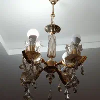 دو عدد لوستر چهار شاخه