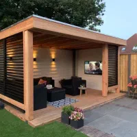 ساخت انواع آلاچیق چوبی