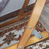 گهواره ننو چوبی تاشو کاملا سالم|تخت و صندلی بچه|تهران, امین آباد|دیوار