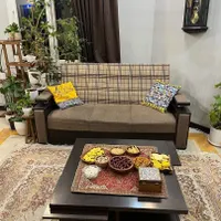 یک دست مبل 7 نفره همراه میز جلومبلی و دو عدد عسلی|مبلمان خانگی و میز عسلی|تهران, شهرآرا|دیوار