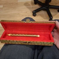 خودکار و جعبه خاتم کاری طرح چوگان|صنایع دستی و سایر لوازم تزئینی|تهران, درختی|دیوار