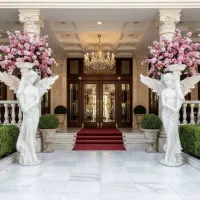 مجسمه فایبرگلس آبنما سرستون گلدان