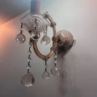 لوستر کریستال ۱۰ شعله|لوستر و چراغ آویز|تهران, سعادت‌آباد|دیوار