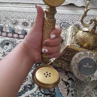تلفن برنجی مکعبی|صنایع دستی و سایر لوازم تزئینی|تهران, المهدی|دیوار