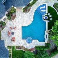 طراحی منظر باغ ویلا محوطه فضای سبز استخر|خدمات پیشه و مهارت|رشت, منظریه|دیوار