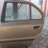 در ماشین عقب سمند رنگ فابریک