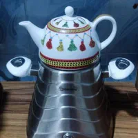 قوری وقندان طرح شیردنگ وبختیاری در۳سایز|قوری، کتری، قهوه‌ساز دستی|ایذه, |دیوار