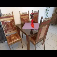 میز ناهار خوری چهار نفره فر فورژه|میز و صندلی غذاخوری|رباطکریم, رباطکریم|دیوار