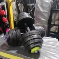 دمبل متغییر در بسته 20کیلویی هالتر نیمکت بدنسازی|تجهیزات ورزشی|تهران, استاد معین|دیوار