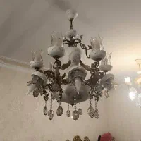 لوستر پذیرایی برنز  فرشته سنگین وزن|لوستر و چراغ آویز|تبریز, |دیوار