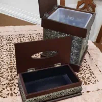 ست سطل زباله و جای دستمال کاغذی بسیار زیبا|صنایع دستی و سایر لوازم تزئینی|رشت, نیکمرام|دیوار