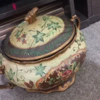 شمعدان و ساعت کنسول قدیمی