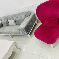 مبل هفت نفره میزعسلی|مبلمان خانگی و میز عسلی|رشت, معلولین|دیوار