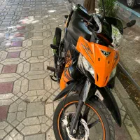 تی وی اس ۱۴۰۰ tvs مشکی نارنجی