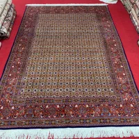 فرش دستباف ۶ متری مود ماهی سراسر گل ابریشم