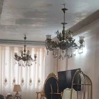 لوستر برنجی۵شعله دوعدد