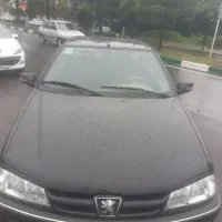 پژو پارس مشکی مدل 91 بدنه در حد صفر بدون رنگ