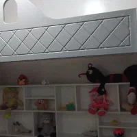 تخت دو طبقه|تخت و سرویس خواب|باغستان, |دیوار