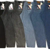 شلوار جین کتان پارچه مام بگ راسته اسکینی روز پدر