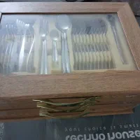 سرویس قاشق چنگال ۱۳۹ پارچه همراه جعبه|ظروف سرو و پذیرایی|تهران, امام زاده عبدالله|دیوار