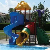 مجموعه سرسره رنگ آبی و زرد