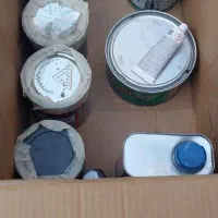 انواع رنگ و بتونه پولیش واکس تعدادی کم