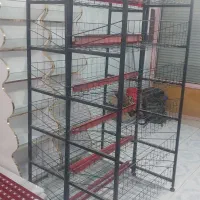 قفسه و استند اهنی