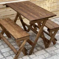 میز و صندلی تاشو چوبی درجه یک|میز و صندلی غذاخوری|رودسر, |دیوار