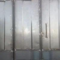 درب آهنی سه لنگه|مصالح و تجهیزات ساختمان|باغ بهادران, |دیوار