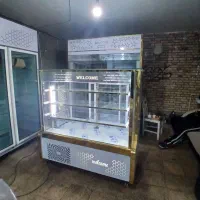 یخچال آکواریومی یک‌ونیم نو با موتورفابریک باضمانت