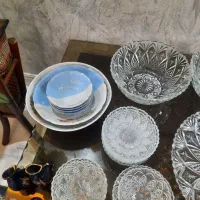 ظروف میوه خوری و آجیل خوری کریستال|ظروف سرو و پذیرایی|کرج, احدآباد|دیوار