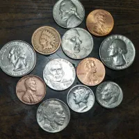 سکه کوارتر دایم 5 سنتی و یک سنتی دلار