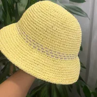 کلاه دستباف رافیا|لباس|کیش, |دیوار