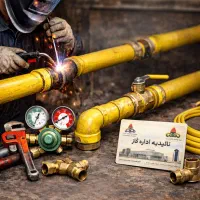 لوله کشی و جوشکاری گاز/خانگی و صنعتی/تاییدیه رسمی