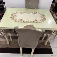 میز نهار خوری ۴ نفره|میز و صندلی غذاخوری|صومعه‌سرا, |دیوار