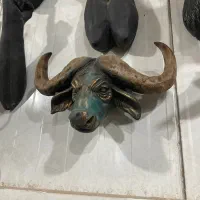 مجسمه کله گاو و بوفالو|مجسمه، تندیس، ماکت|قدس, شهر‌قدس|دیوار