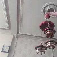 لوستر فلزی زرشکی