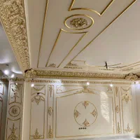 پتینه کاری نقاشی ساختمان گچبری پیش ساخته