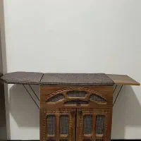 میز اتو چرخ حیاطی