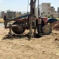حفاری چاه آب با دستگاه ( چاه کن ، مقنی ، حفار )