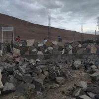 بنایی دیوار باسنگ مالن و لاشه|خدمات پیشه و مهارت|زنجان, |دیوار