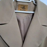 پالتو فوتر زنانه کرمی|لباس|شهریار, شهرک بهاران (ویره)|دیوار