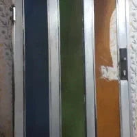 درب آلومینیوم دست دوم و جنس قدیم سنگین|مصالح و تجهیزات ساختمان|دلند, |دیوار